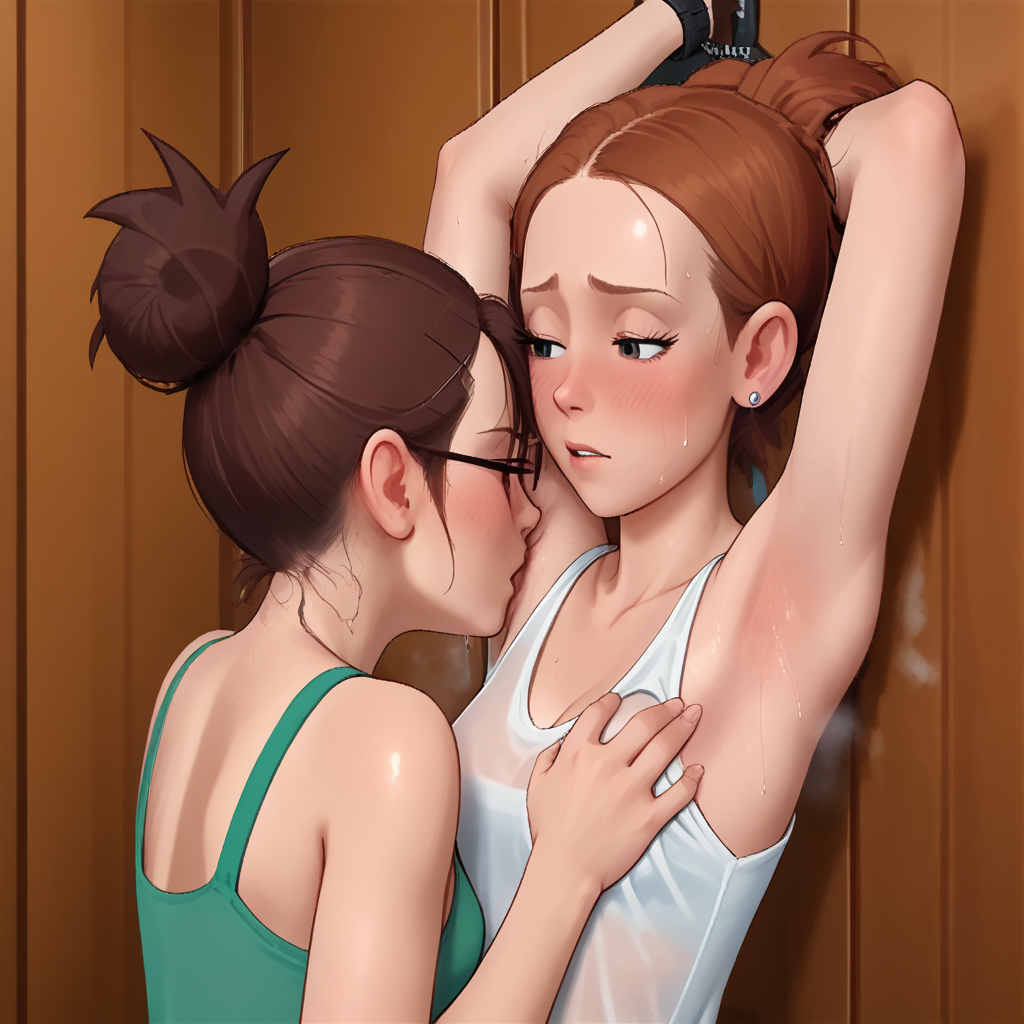 Lesbian Armpit Worship #1